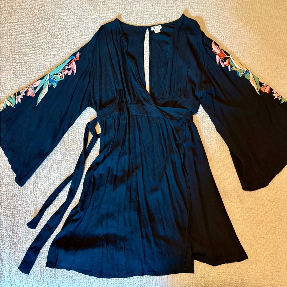 Billabong Black Wrap Dress